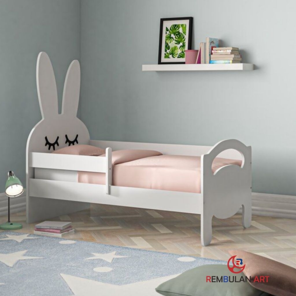 DIPAN ANAK TEMPAT TIDUR ANAK SIMPEL DUCO MINIMALIS DIPAN KARAKTER KELINCI