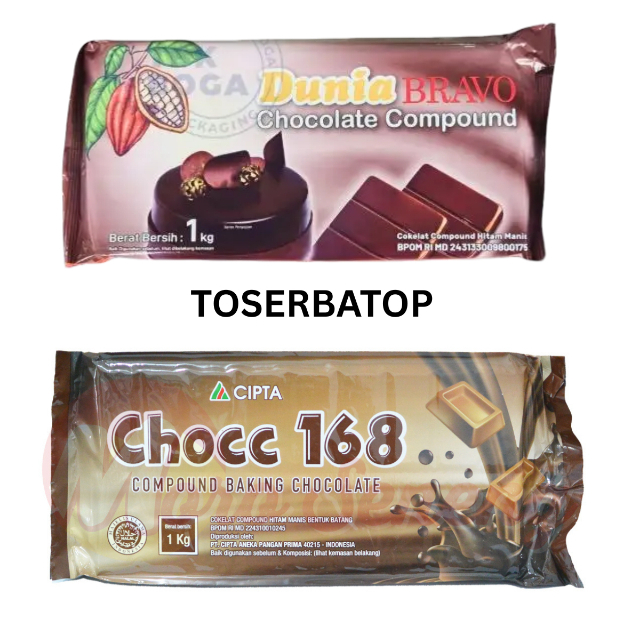 

Dunia Coklat Batang Compound Bravo 1kg / Chocc168 Coklat Batang Compound 1kg