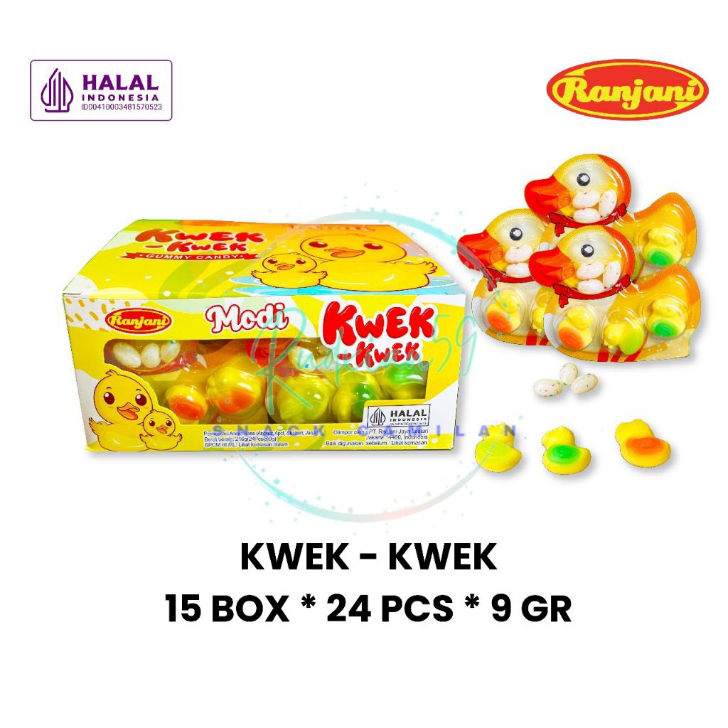 

Ranjani Modi Kwek Kwek bentuk bebek box isi 24pcs