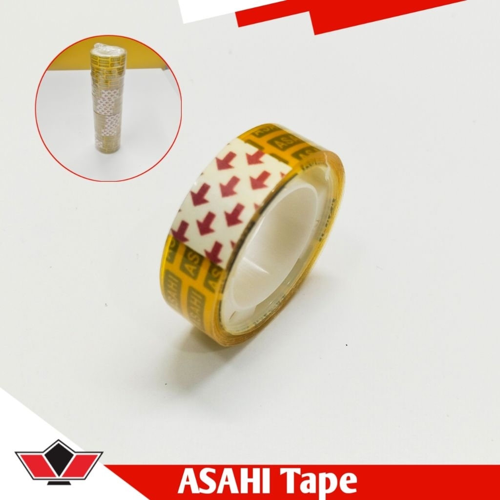 

ASAHI TAPE 12mm x 10y YARD | SOLASI BENING KECIL 12MM ASAHI 1 SLOP & 1 PCS