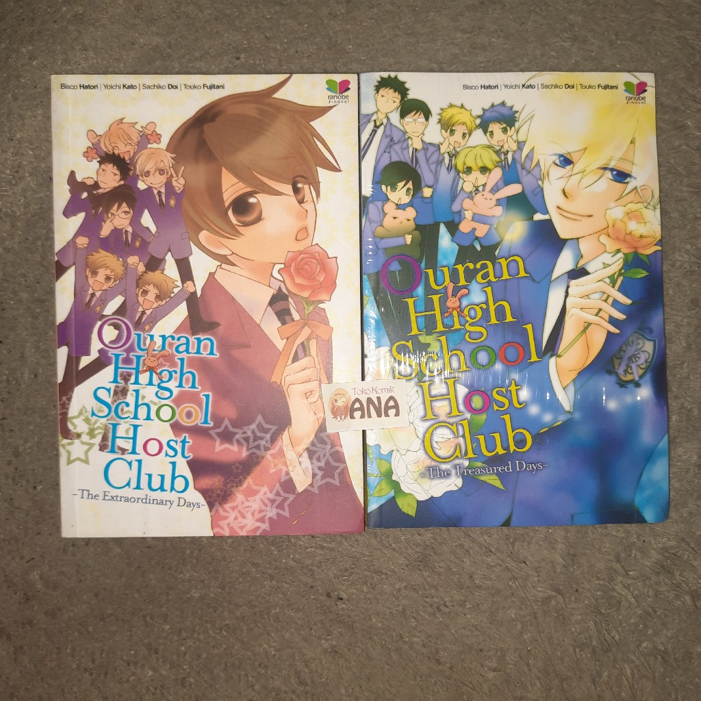 Buku J-Lite Novel Ouran High School Host Club ( Bisco Hatori dkk)