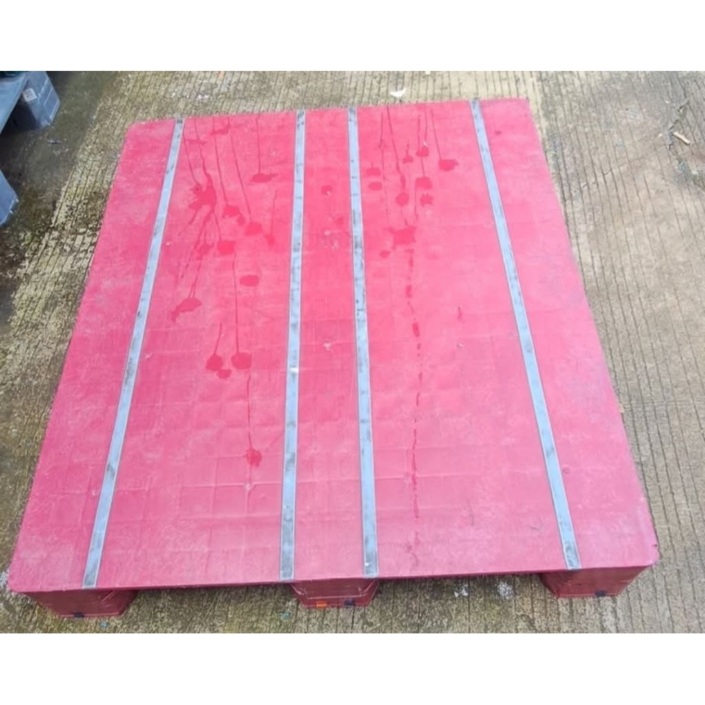palet plastik bekas 100×120×16 m flet