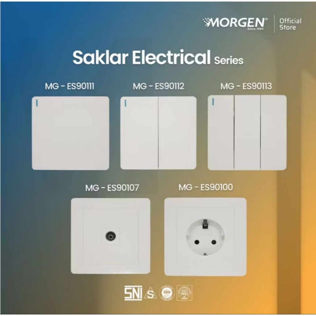 SAKLAR MORGEN TRIPLE SAKLAR MORGEN PUTIH