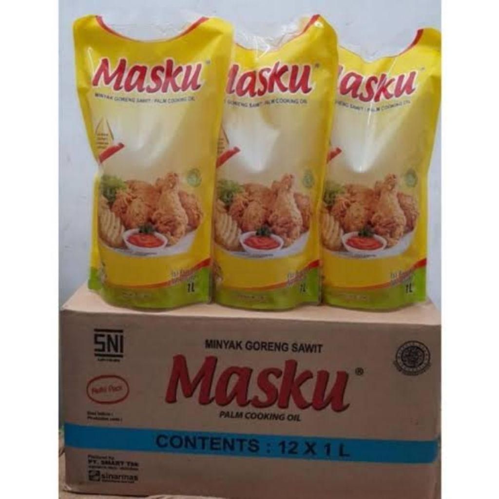 

Minyak Goreng Sawit MASKU 2L | 1 KARTON isi 6 POUCH