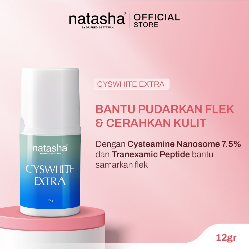 Natasha by dr Fredi Setyawan Cyswhite Extra Cysteamine Nanosome 7.5% + Tranexamic Peptide Serum - Se