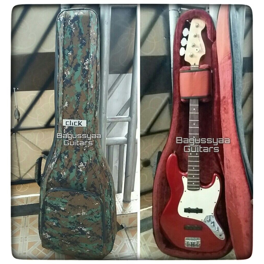 Tas Bass Gigbag Bass Semi Hardcase Bass Tebal