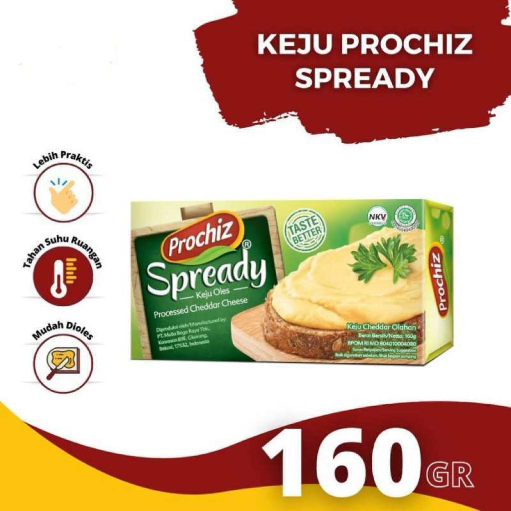 

Keju prochiz spready 160gr