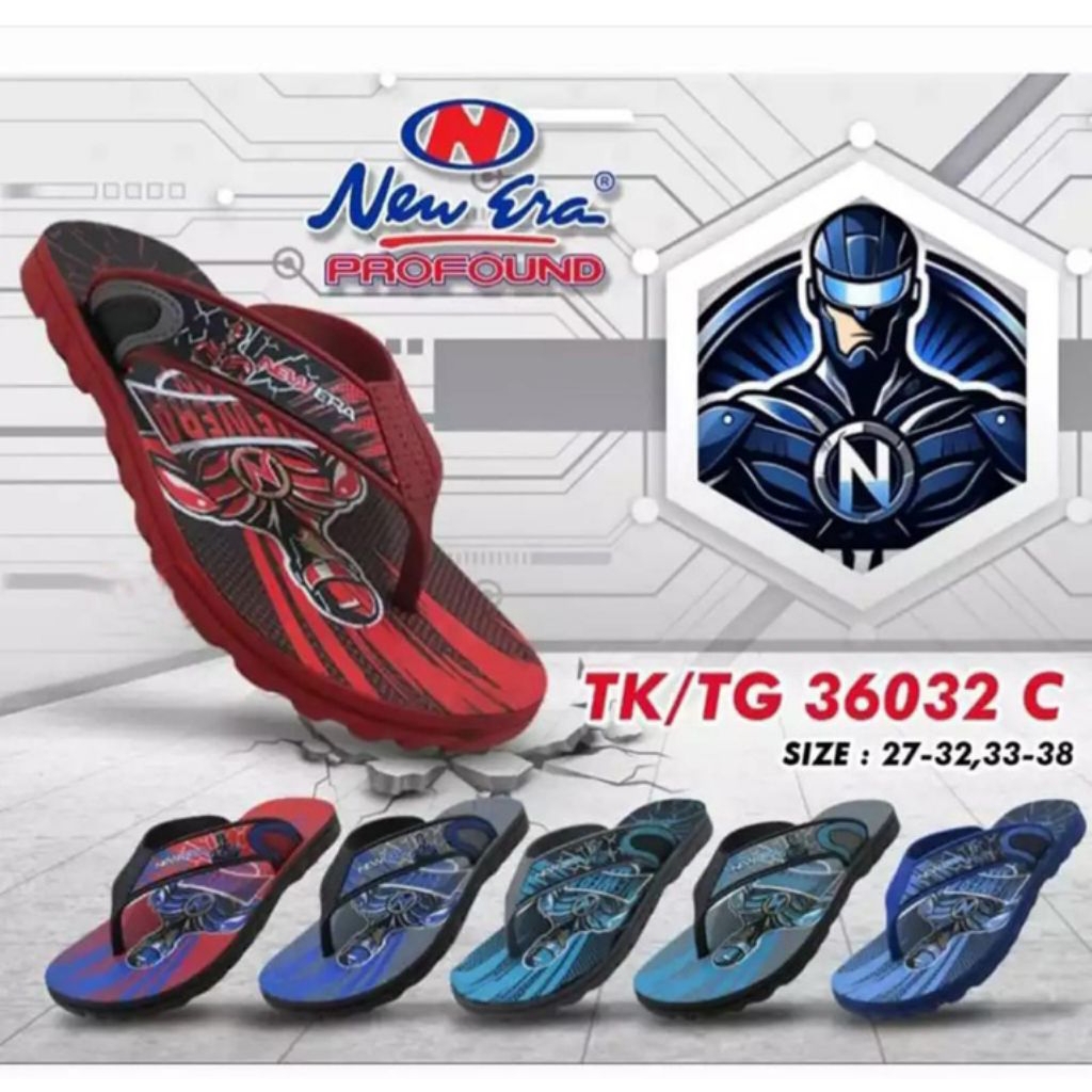 sandal jepit new era anak laki laki,terbaru