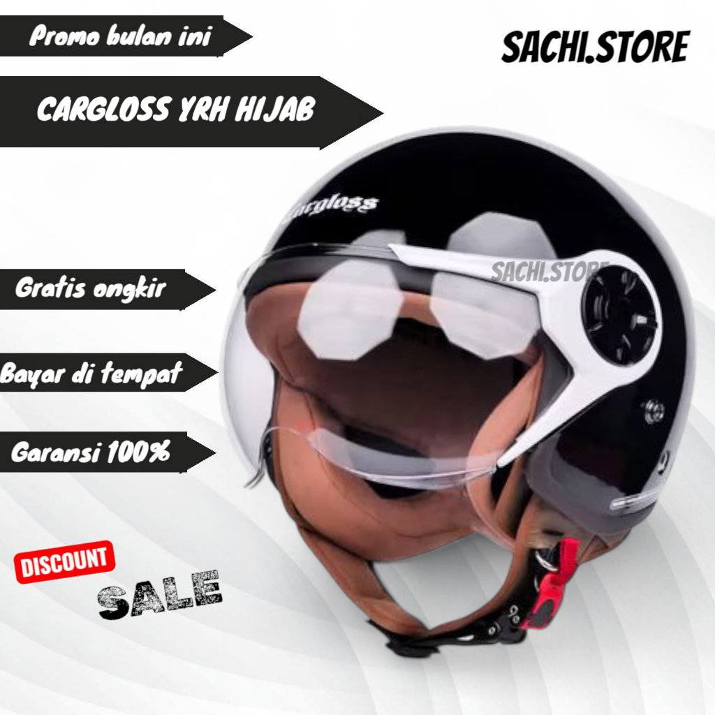 HELM CARGLOSS YRH HIJAB ORIGINAL | HELM hijab dewasa