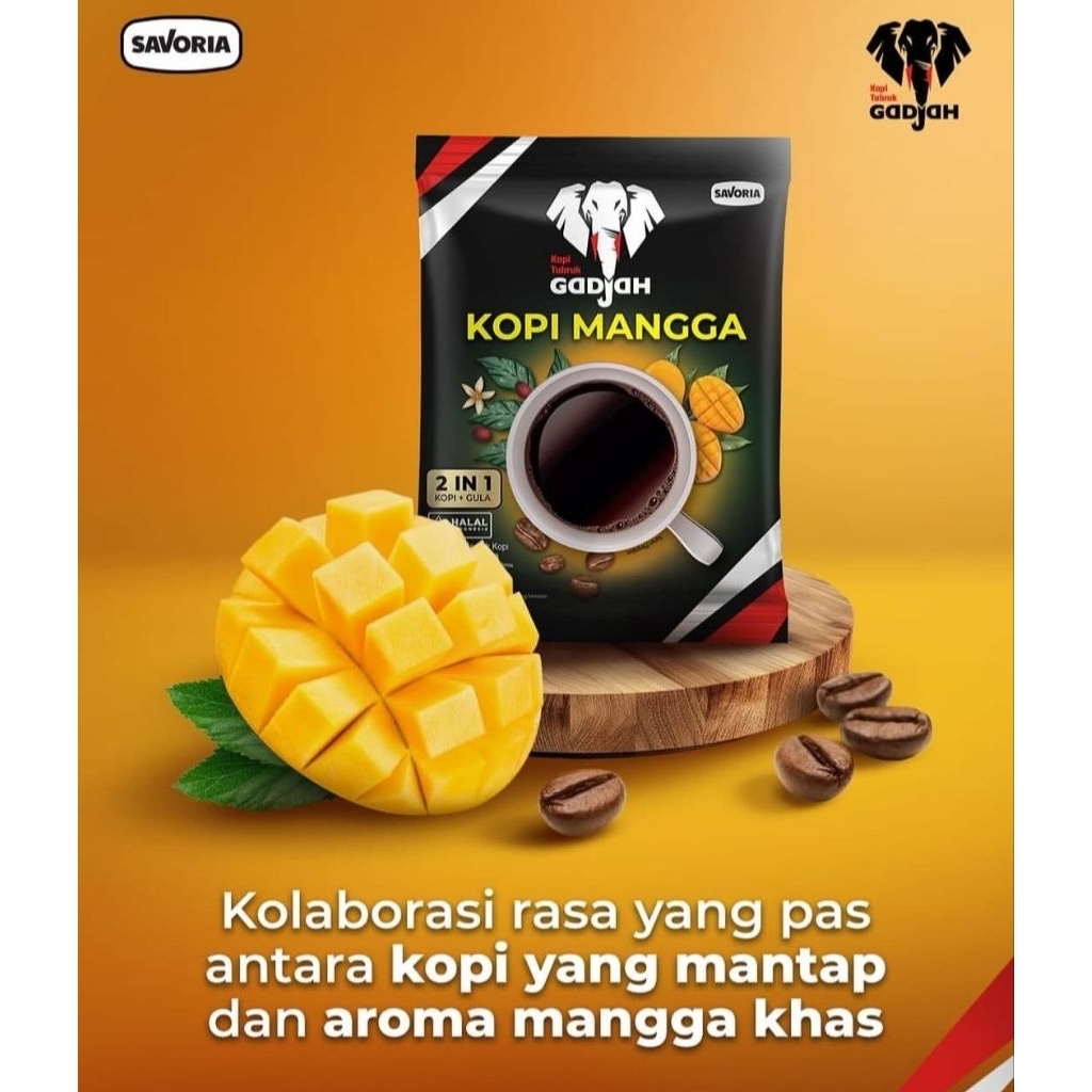 

Kopi Hitam Gajah Tubruk Rasa Mangga Kartonan isi 12 Renteng x 10 Sachet 23 gr, kopi tubruk, kopi Indonesia, kopi asli, kopi murni