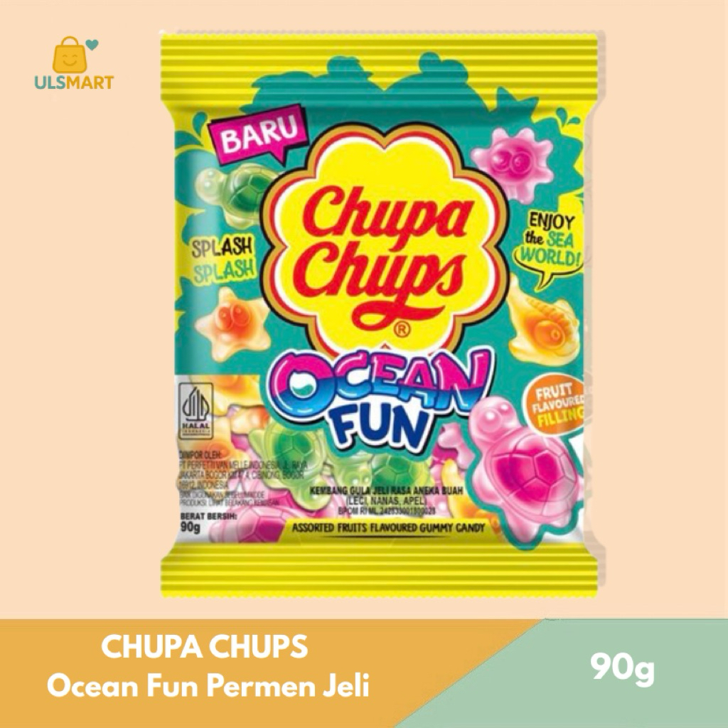 

CHUPA CHUPS Ocean Fun Permen Jeli 90 g