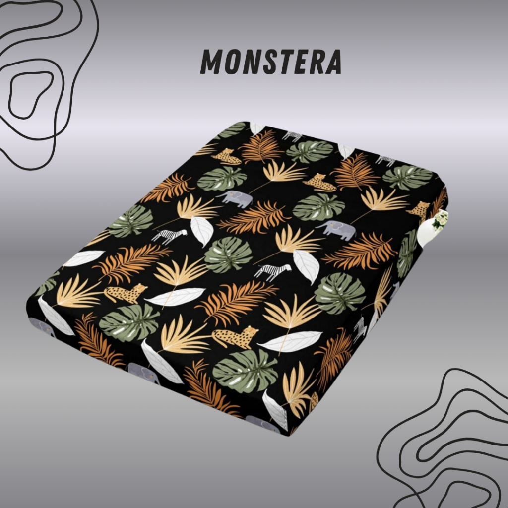 SarungKasur Busa Resleting Terlaris Ukuran Single Motif Aesthetic No 4 Double No 3