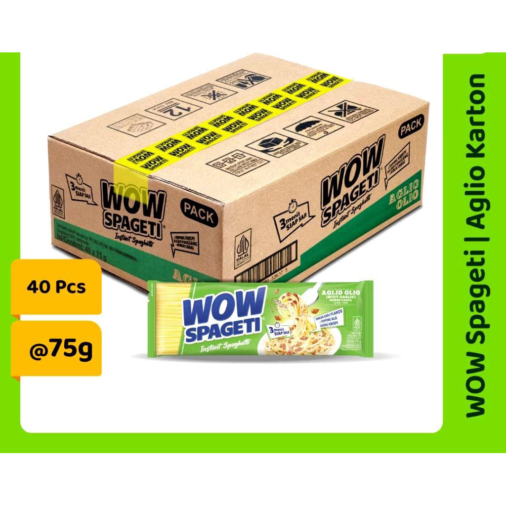 

wow spageti aglio olio 1 karton