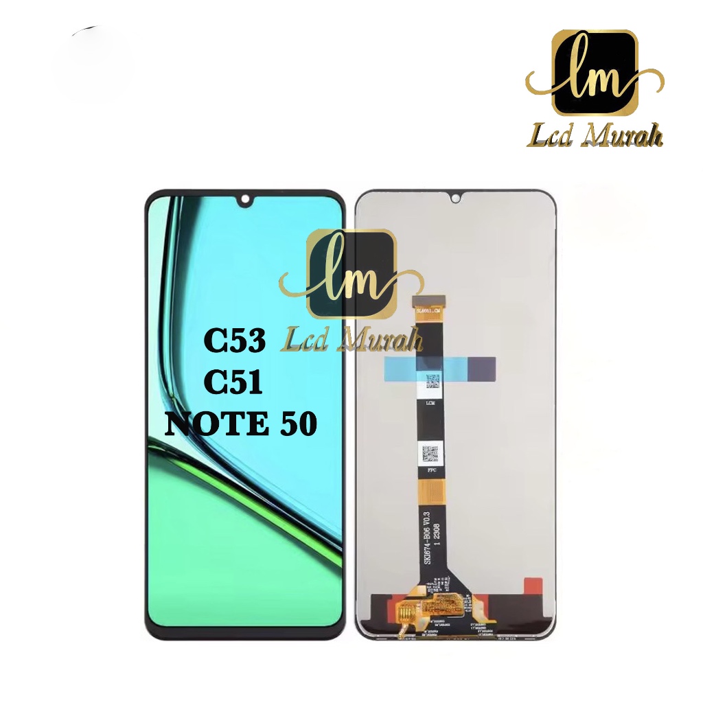 LCD MURAH For Realme C51 - C53 - C60 - Note 50 - Narzo N53 FULLSET+TOUCHSCREEN