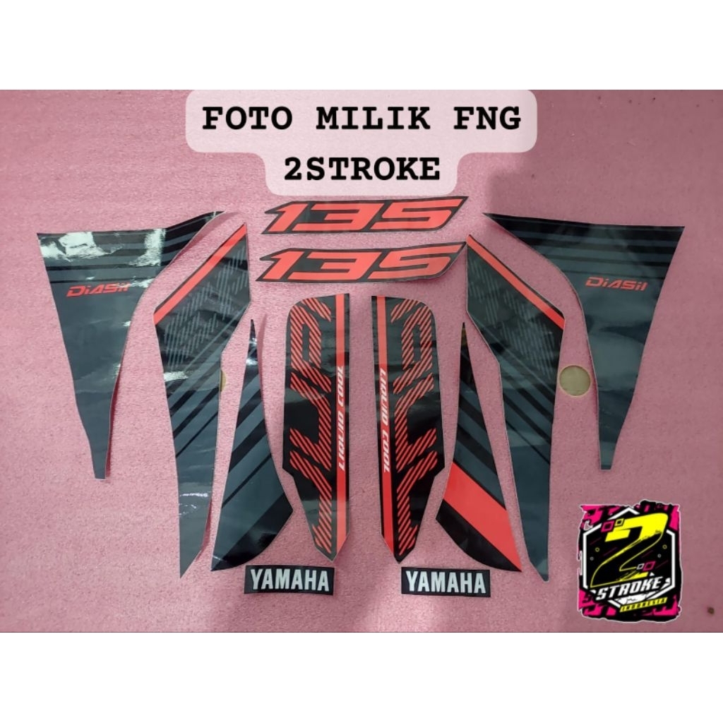 Stiker Striping List Body Yamaha Jupiter MX Old Lis Bodi Jupiter Mx Lama 135 Custom Decal Style Mode