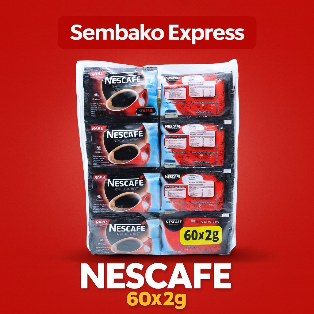 

NESCAFÉ Classic Renceng 60 Sachet x 2g – Kopi Hitam Instan