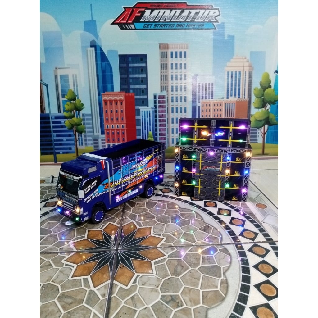 Hisperingin_ Miniatur Truk Sound Horeg / Miniatur Truk Sound System / Miniatur Truk Sound Karnaval /
