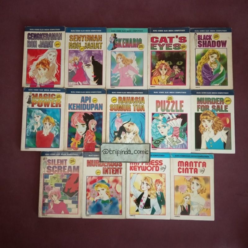 Paket Komik Jadul CHIKAKO KIKUKAWA / Serial Misteri