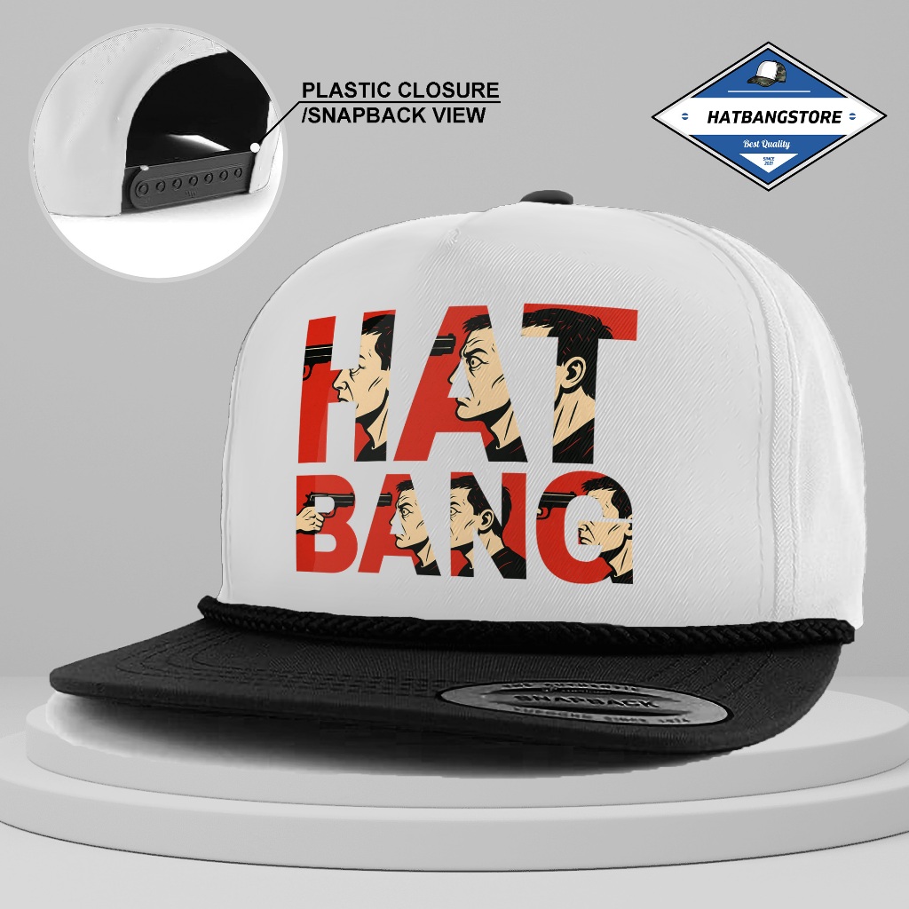 Snapback Drill Font  - Hatbangstore // Topi Baseball // Topi Skena // Topi Brand // Topi Drill Skena