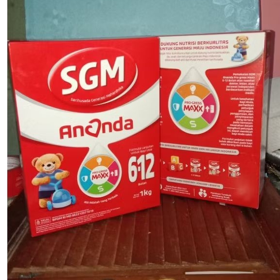 SGM Ananda 6-12 bulan 1000 gr  Susu SGM  6-12 1 kg