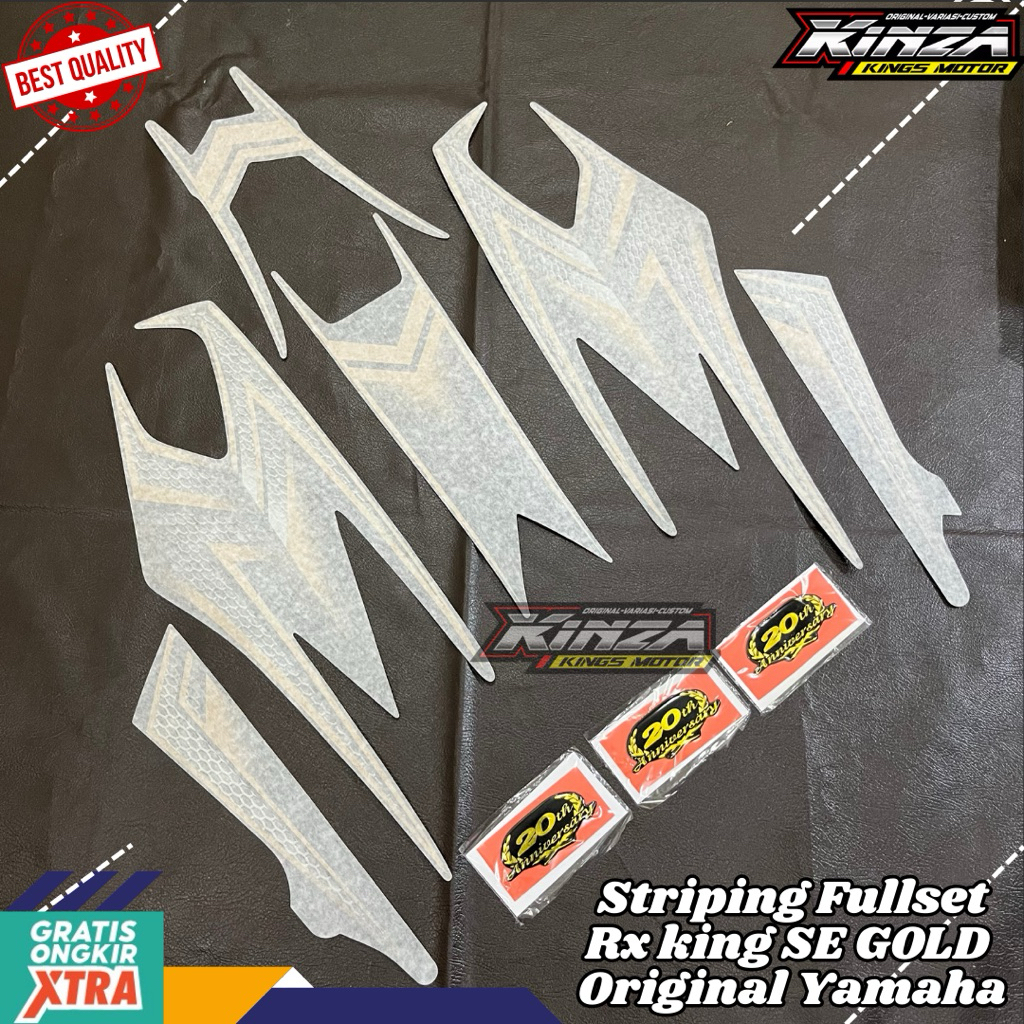 STRIPING STIKER FULLSET EMBLEM RXKING RX KING SE ORIGINAL YGP