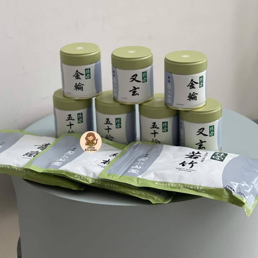 

[Ready] Marukyu Koyamaen Matcha Aoarashi/Unkaku/Kinrin, Hojicha Powder