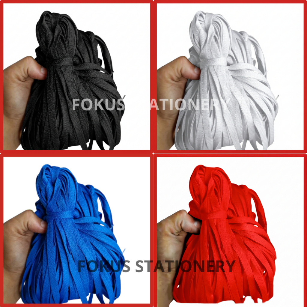 Tali Sepatu / Tali Sepatu Warna / Tali Sepatu Pipih / Tali Sepatu Bulat / Tali Sepatu Hitam / Tali S