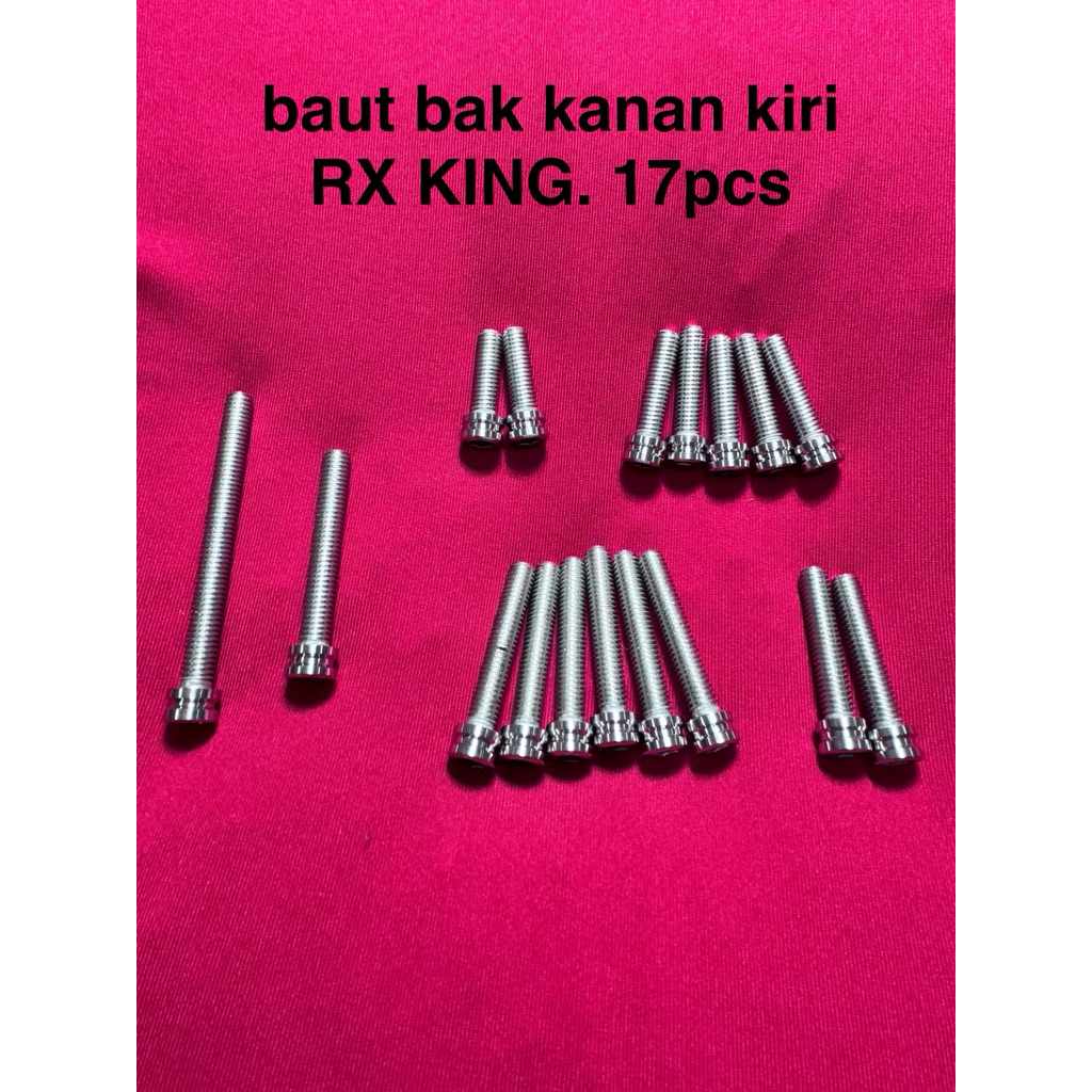 BAUT BAK KANAN KIRI RX KING STAINLESS CUSTOM