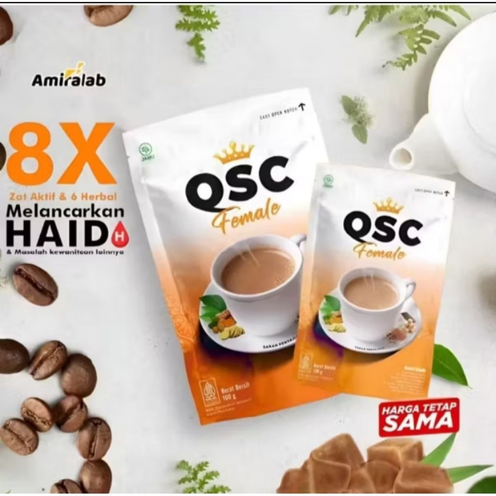 

(PROMO KOPI QSC QUEEN SCREET COFFEE) Female Minuman Kopi Untuk Siklus Wanita Original