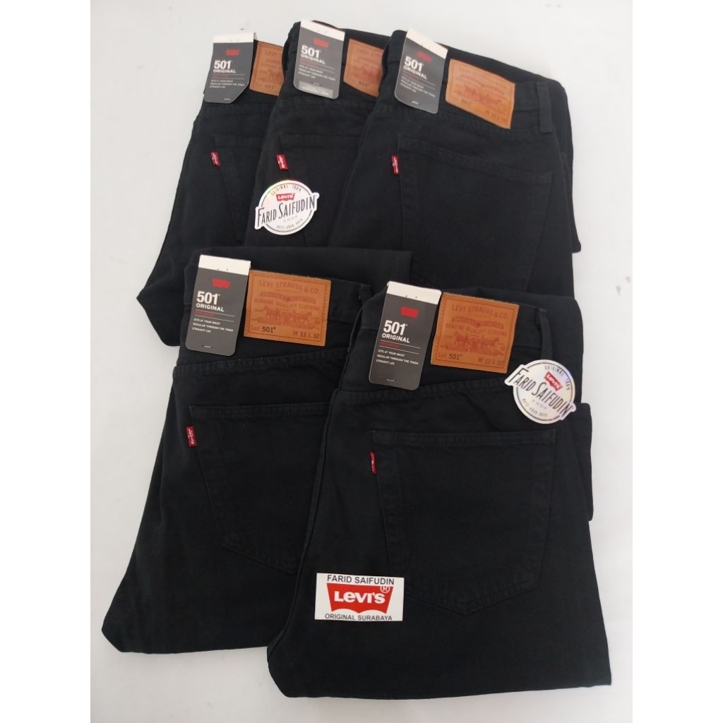 Celana L ev i's  Original 501 Regular Straight Fit Jeans