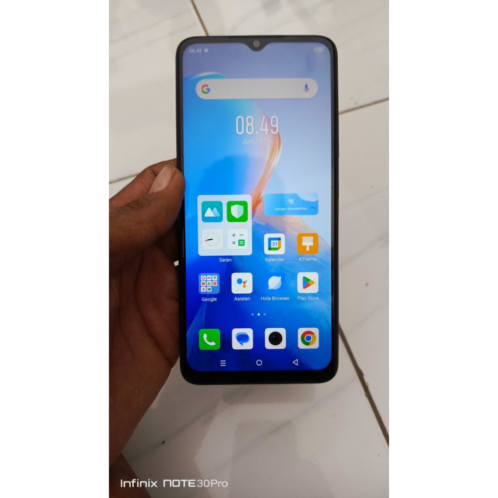 HP Bekas Fullset Infinix Smart 7 4/64, Super Mulus