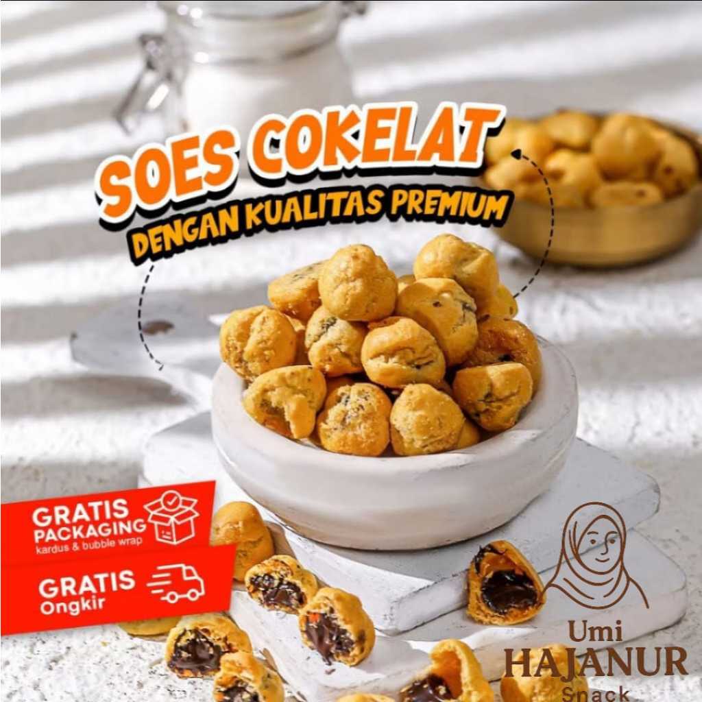 

SOES COKLAT ISI 1KG produk soes gg