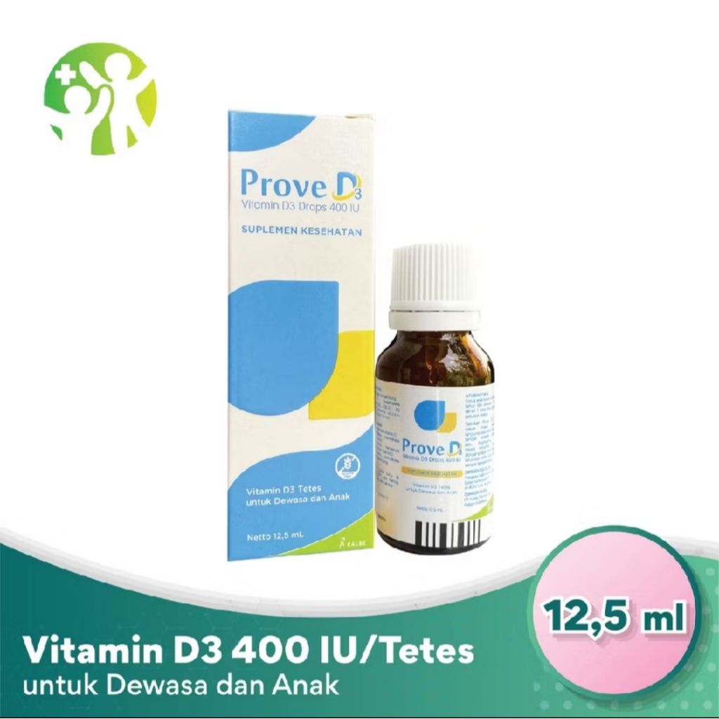 Prove D3 Anak Original 12.5 ML Vitamin D3 Drop Bayi Dan Dewasa