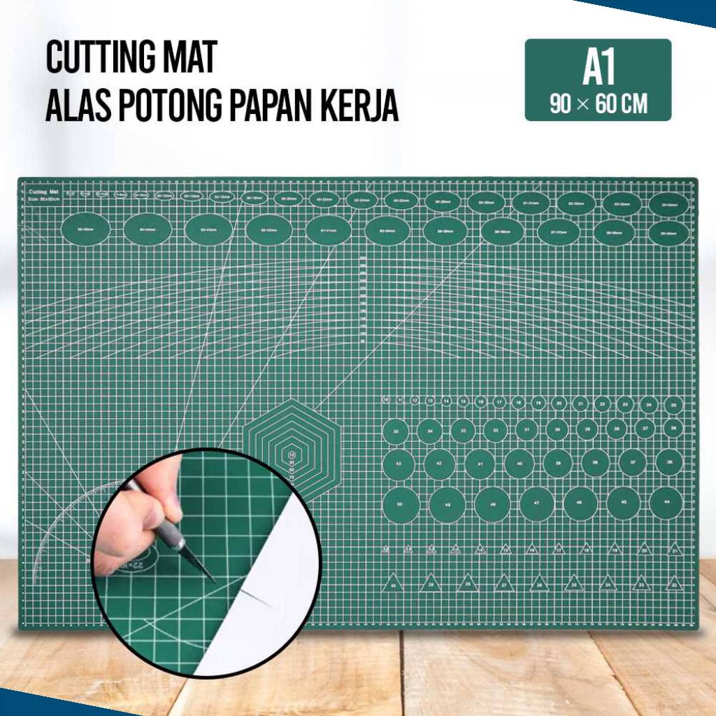 

cutting mat pad a1 alas potong cutter kertas alas ukur papan kerja