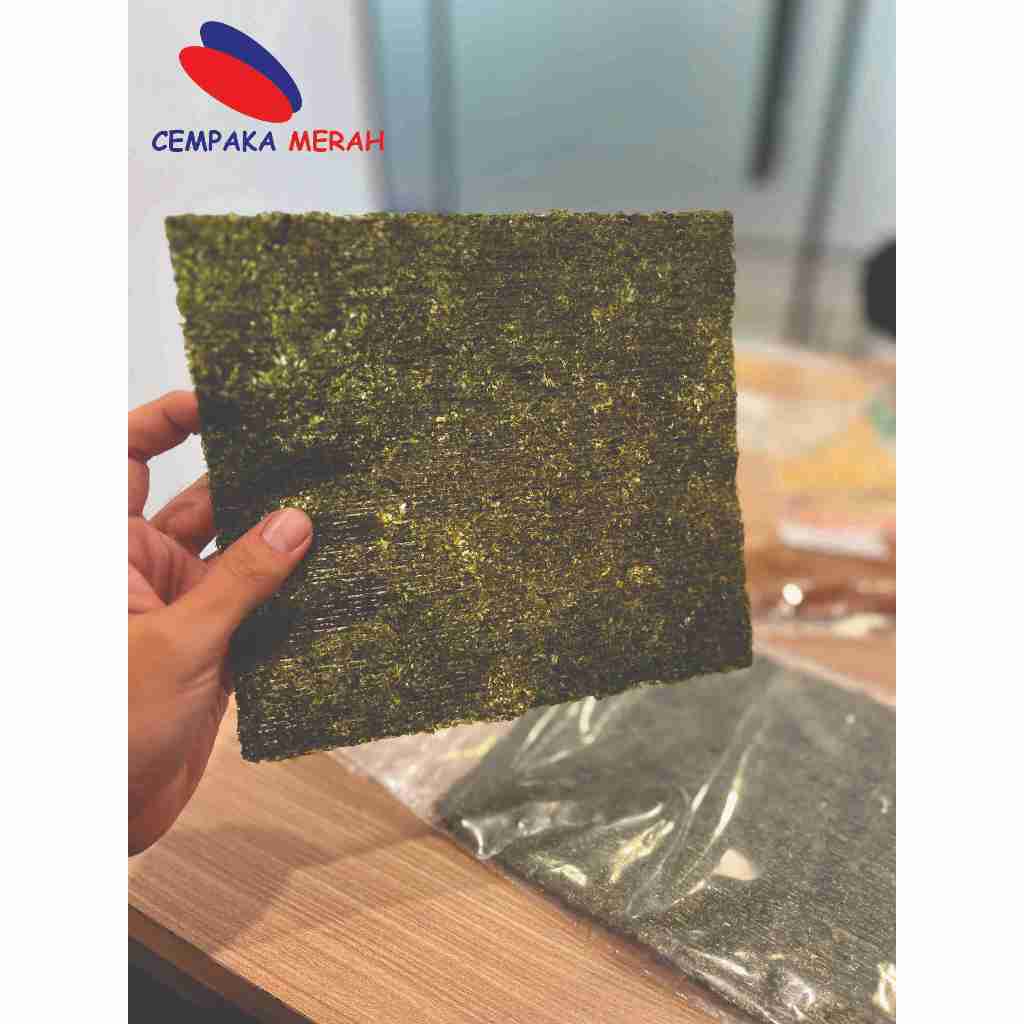 

Nori Sushi Nori Rumput Laut 10 sheet Asli 100%