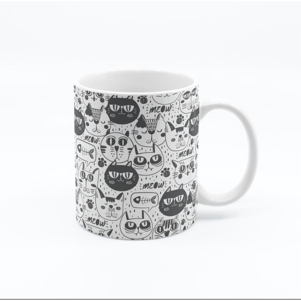 Mug Cangkir Gelas Keramik Teh Kopi 300ml