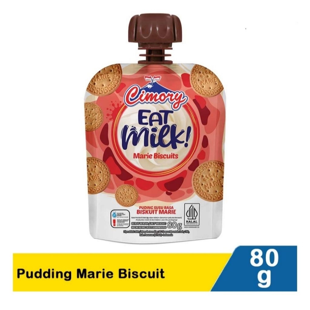 

CIMORY EAT MILK PUDDING MARIE BISCUIT 80GR