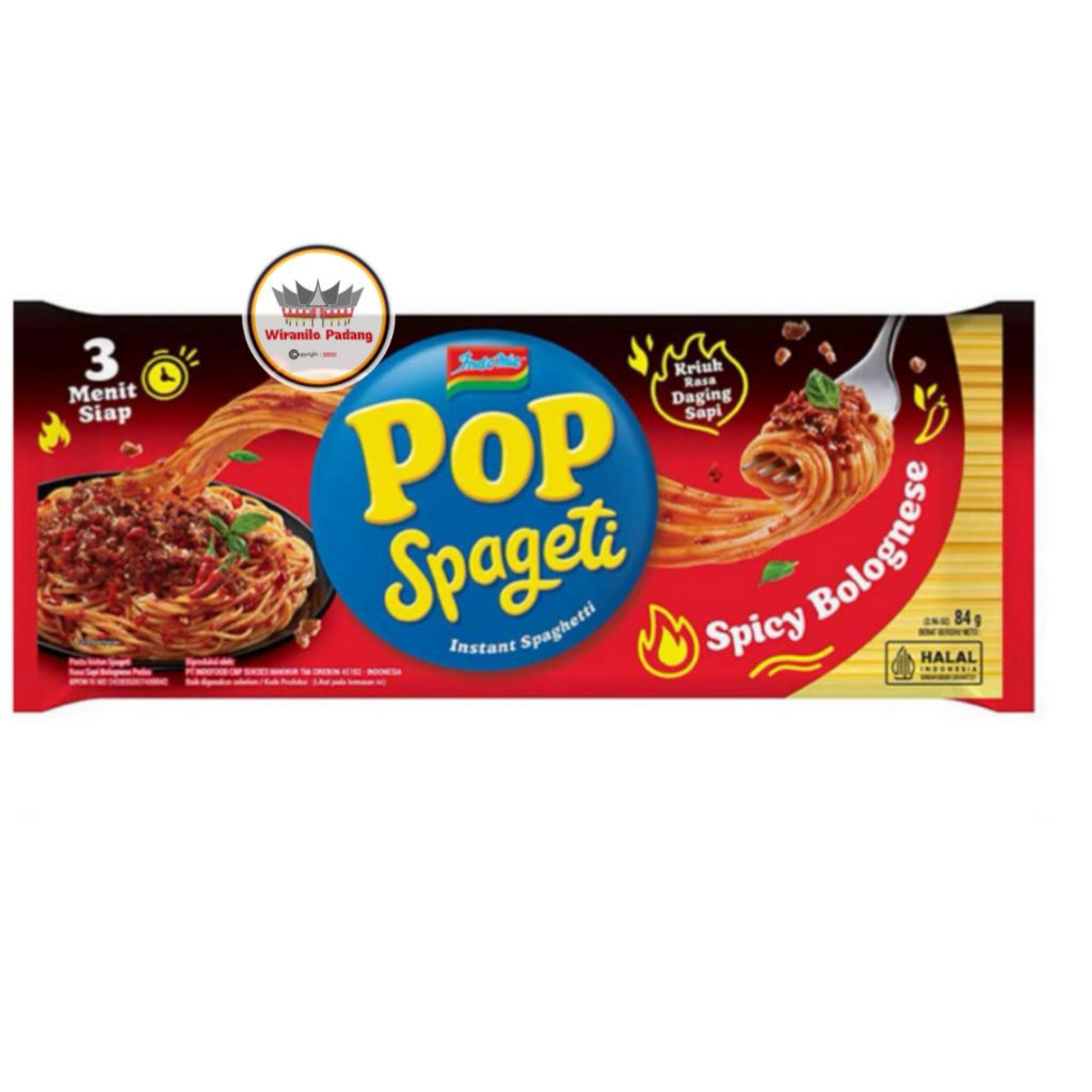 

Indomie Spageti Spicy Bolognese 84gr