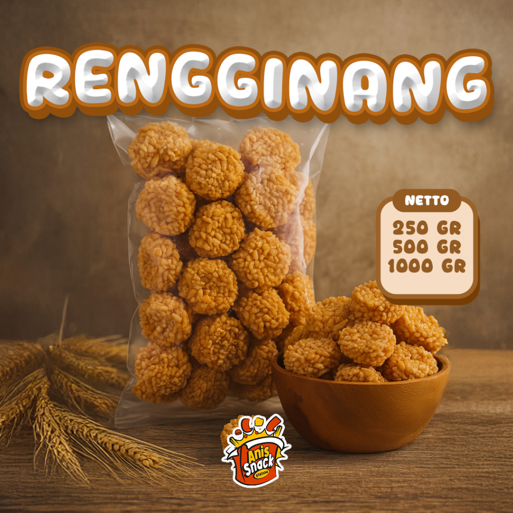 

Rengginang Khas Temanggung / Rengginang Mateng / Rengginang Rasa Udang / Rengginang Original