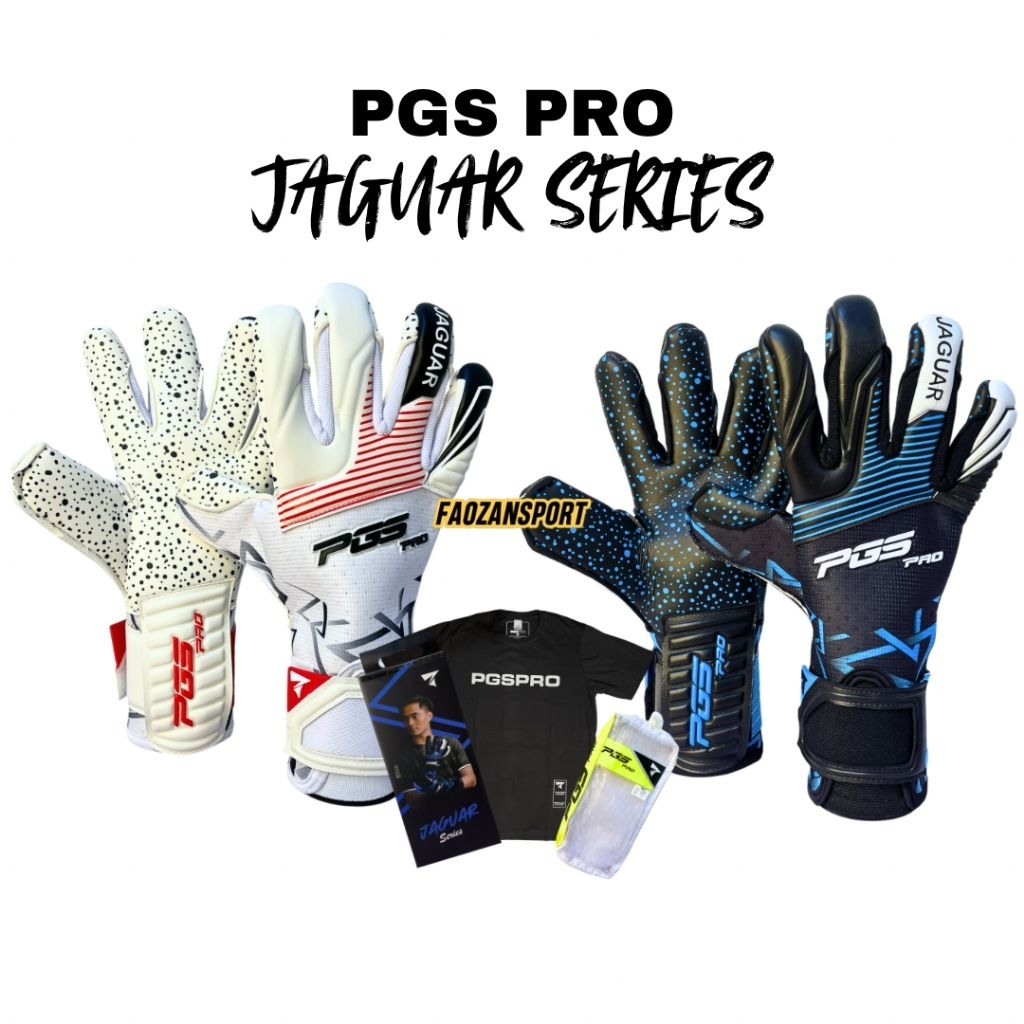 pgs pro jaguar series sarung tangan kiper sepakbola pgs ffee original T-shirt pgs