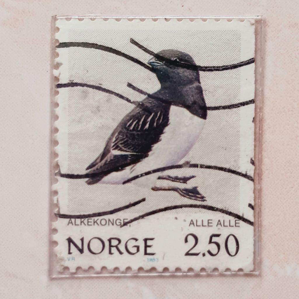 

(AA) Perangko Norwegia Birds 1983 - Dovekie (Alle alle) 2,50 krone Used