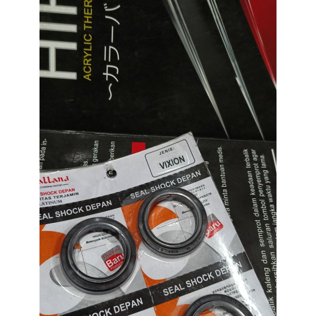 [1 PCS] SEAL SHOCK DEPAN VIXION MERK THALLAND SEAL SHOCK MOTOR VIXION SIL SOK VIXION