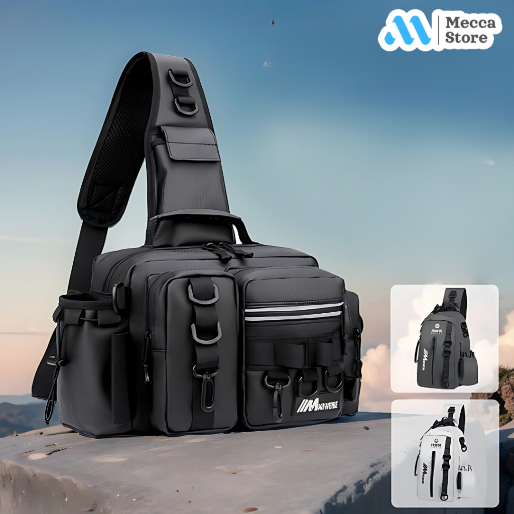 Tas Pancing Pinggang Fishing Waist Lure Bag Oxford Waterproof