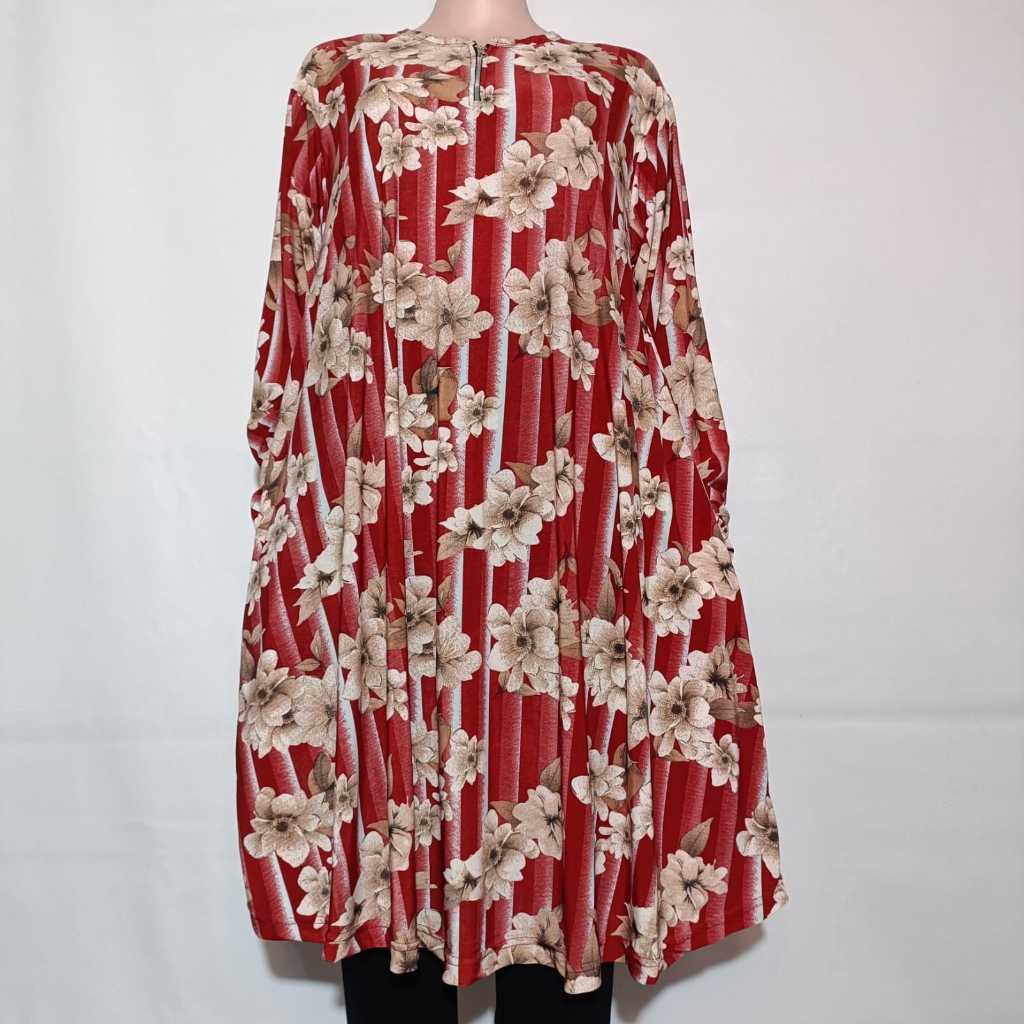 Tunik Busui Super Jumbo Jersey LD 120-160 PB 105/ Tunik Atasan Wanita Muslimah Model Tunik Mayung