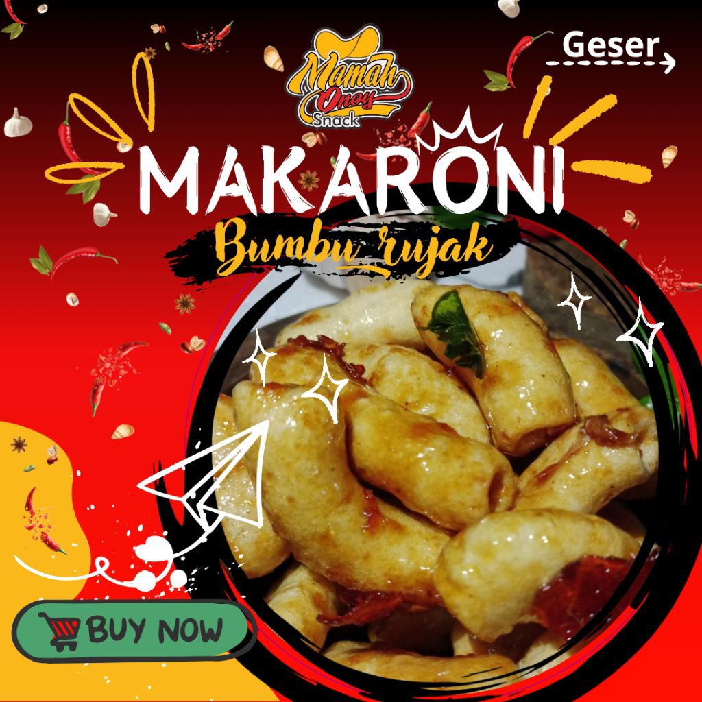 

Makaroni Bumbu Rujak Mamah Onoy Snack [ Dijamin Nagih Lagi ]