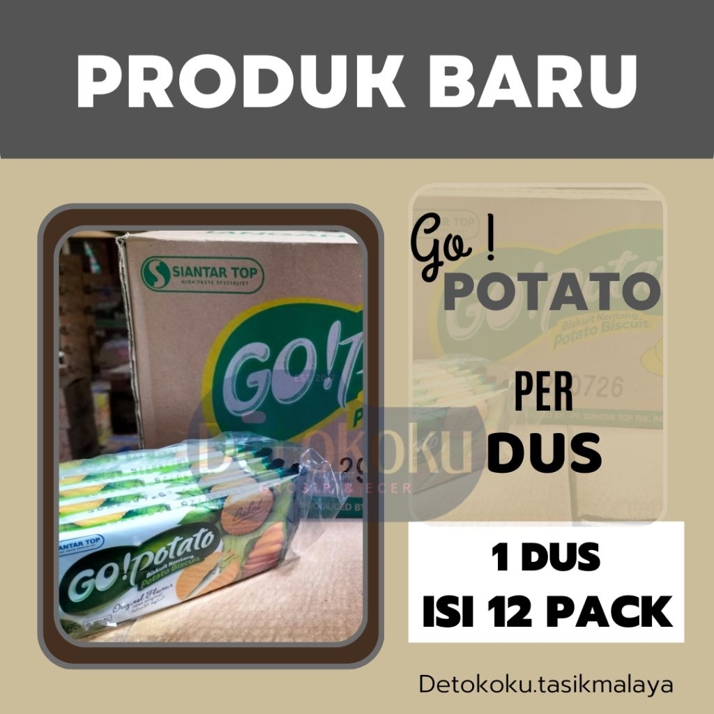 

Go! Potato - Biskuit Kentang [PER DUS]