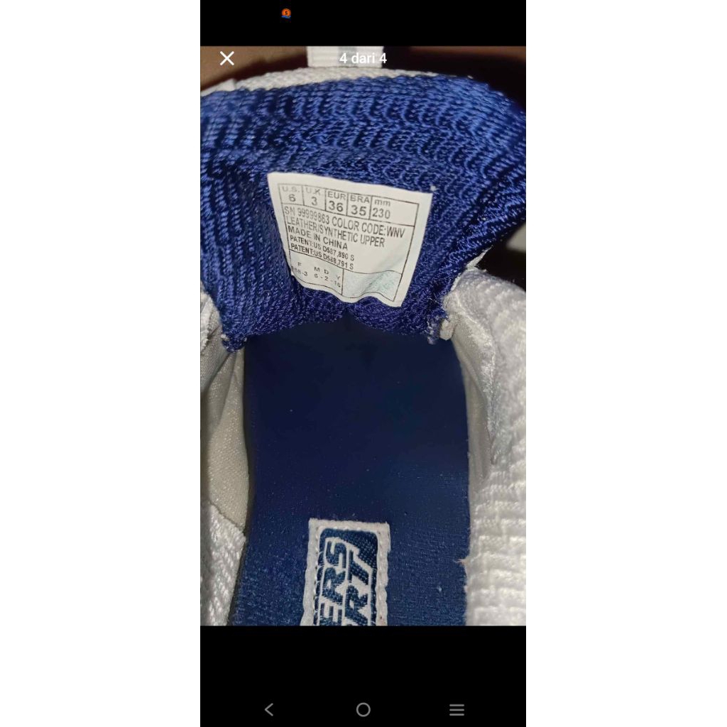 Sepatu Skechers women size 36 insole 23 cm