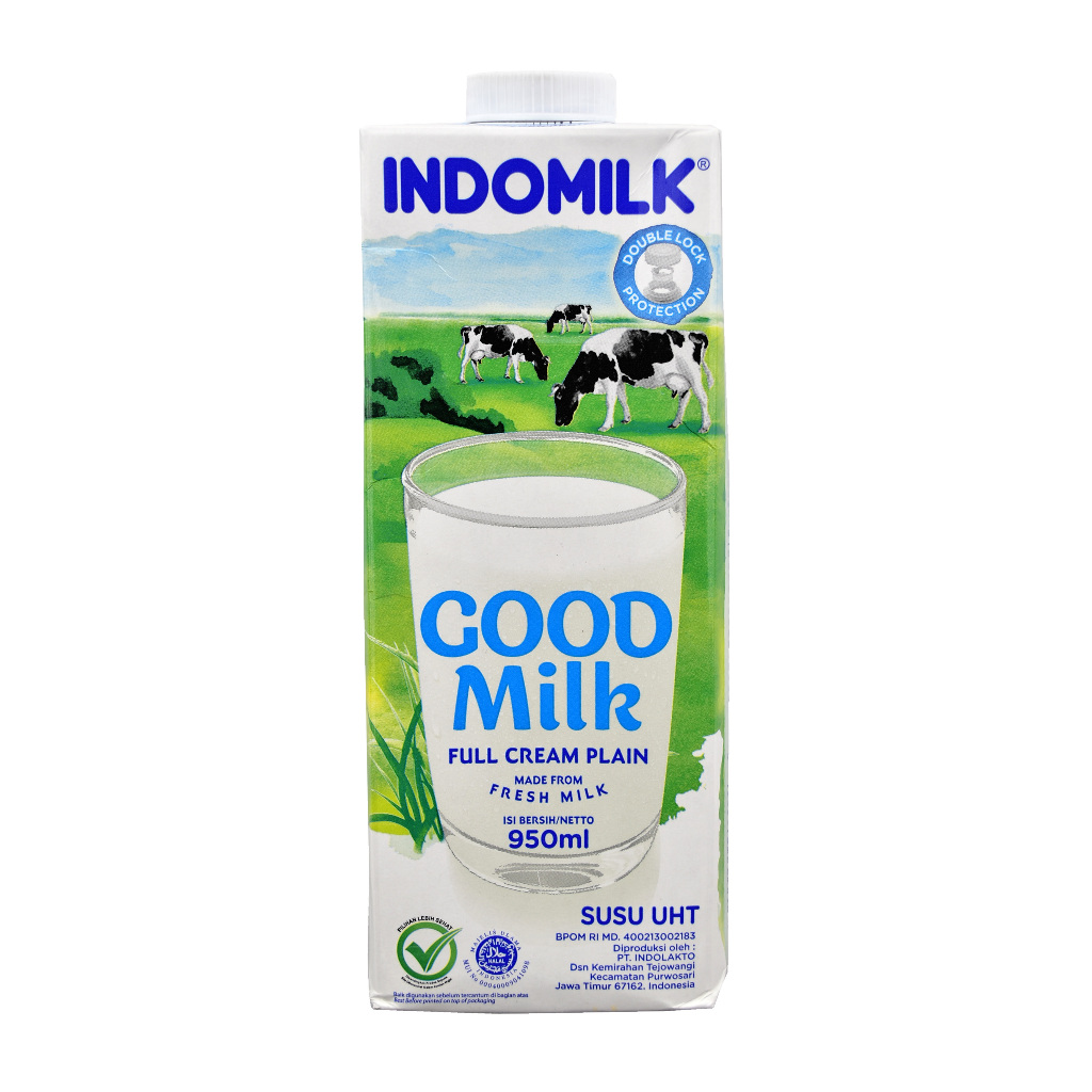 

INDOMILK Susu UHT Full Cream Plain 950ML