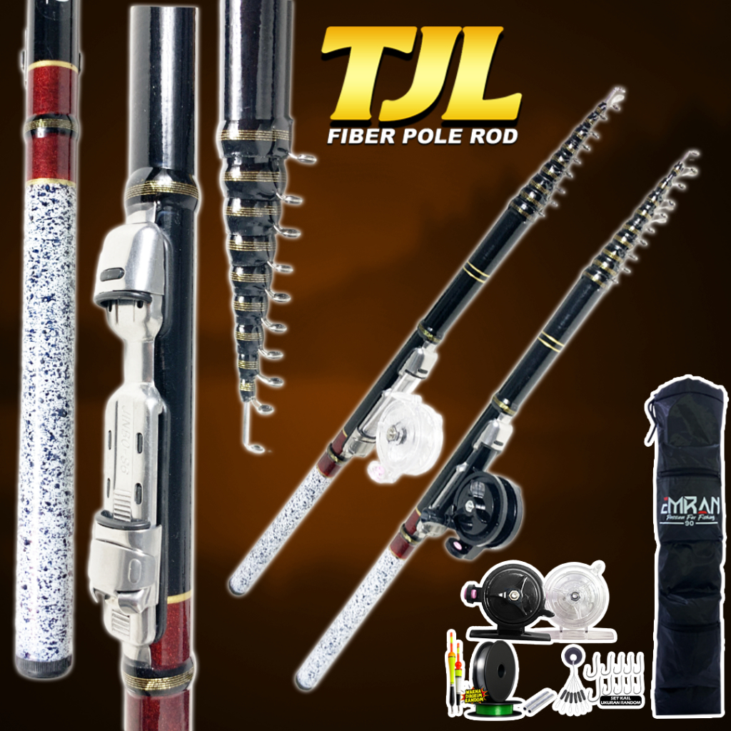 Pancing Joran Tegek Kolong Emran TJL ruas 38 cm full kolongan keramik Cod Gratis Ongkir