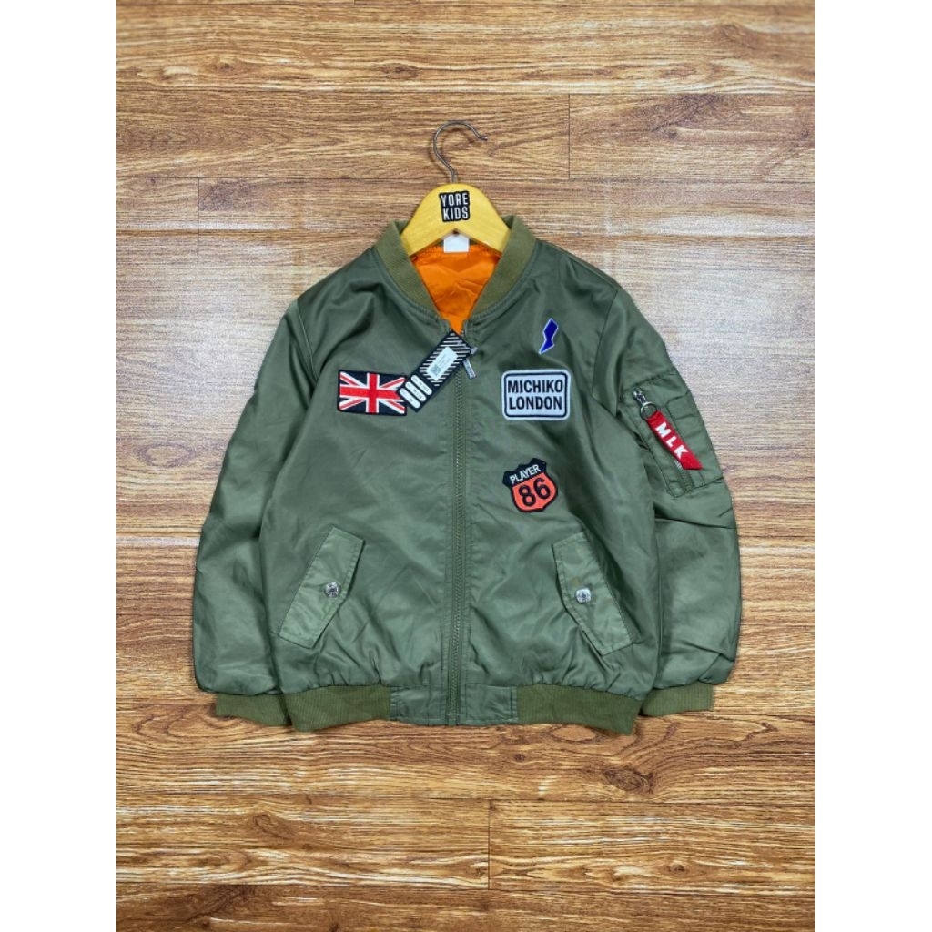 4-5T Michiko london Kids Bomber Jacket / YK1304